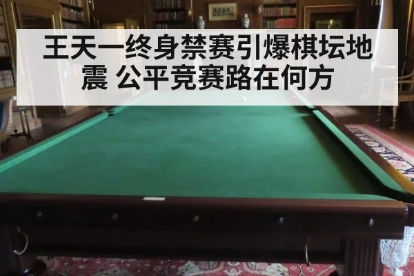 王天一终身禁赛引爆棋坛地震 公平竞赛路在何方